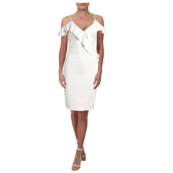 Aqua Dresses & Skirts - White Midi Dress AQUA